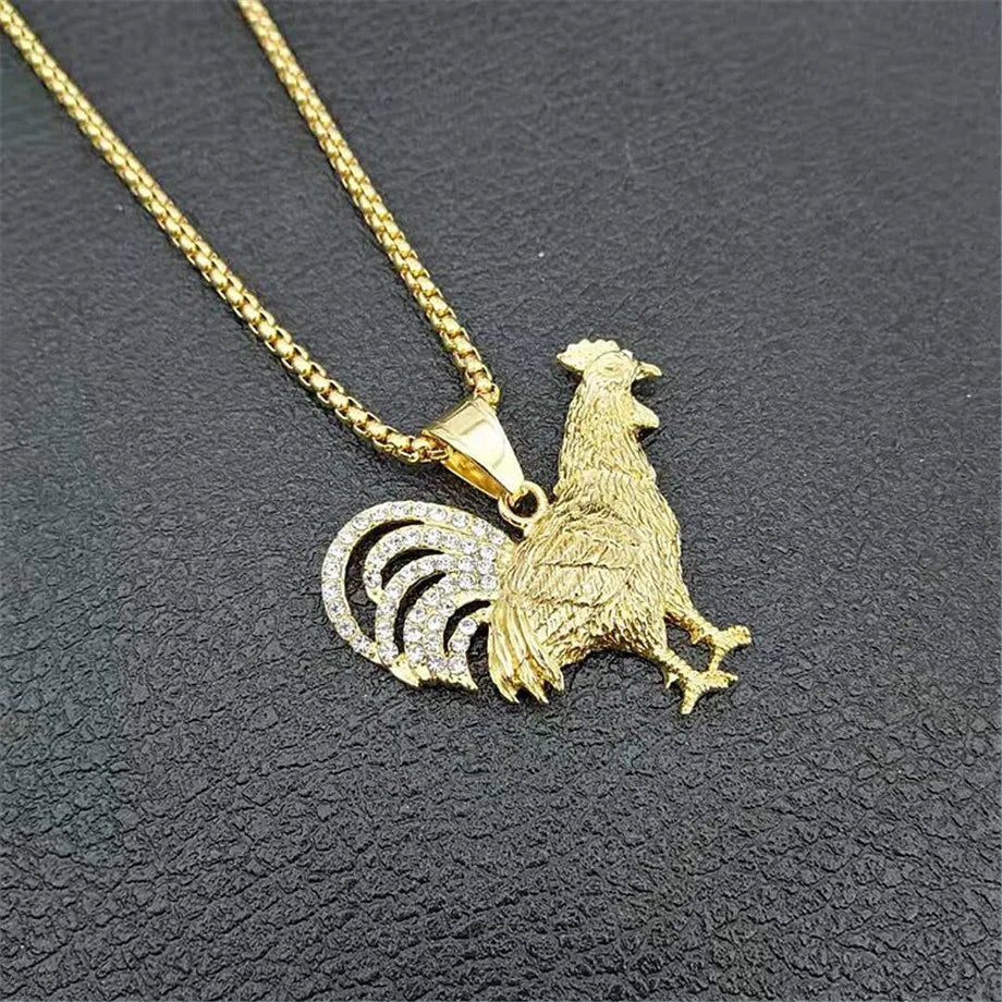 Collier pendentif coq Spéciale coupe du monde 2026 🇫🇷