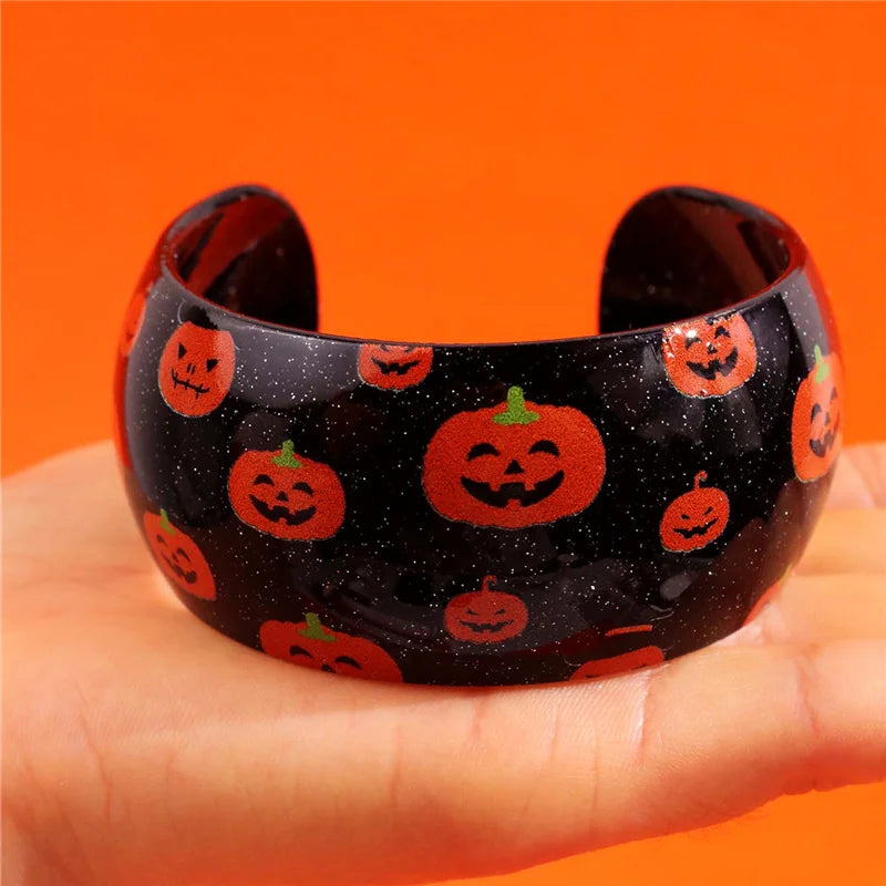 Bracelet large épais résine