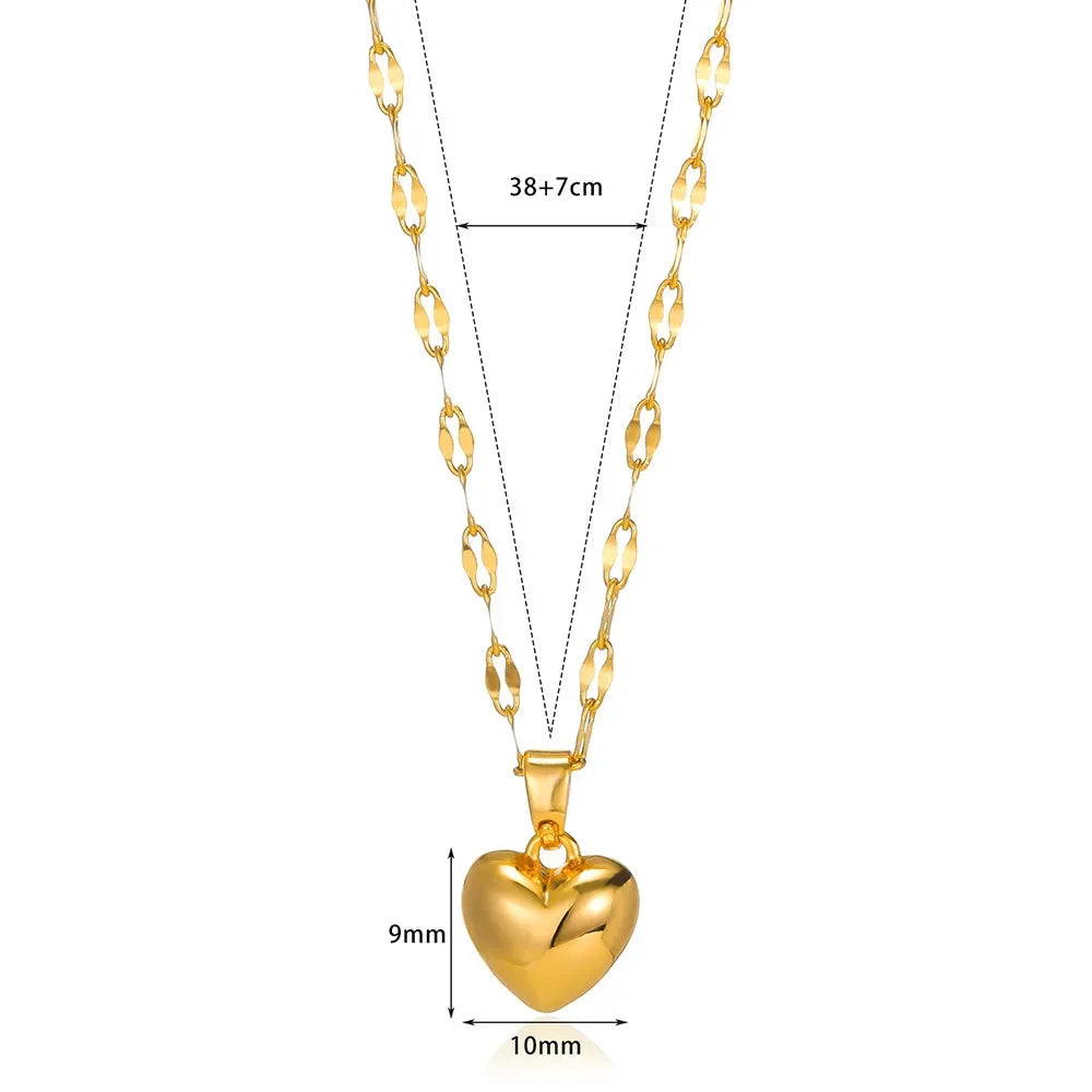 Collier cœur d'amour