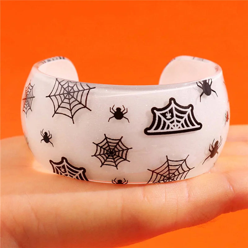 Bracelet large épais résine