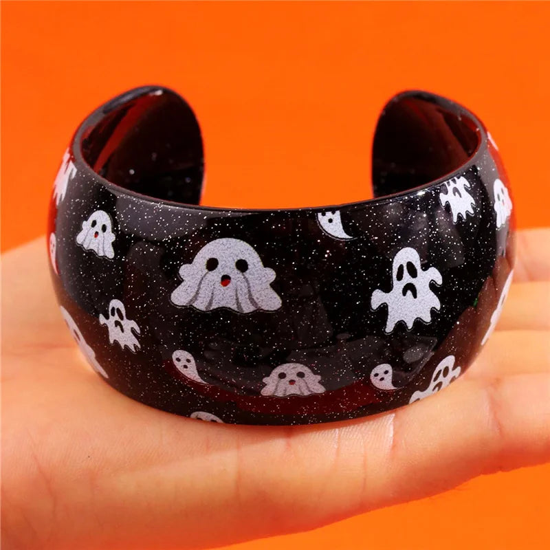 Bracelet large épais résine