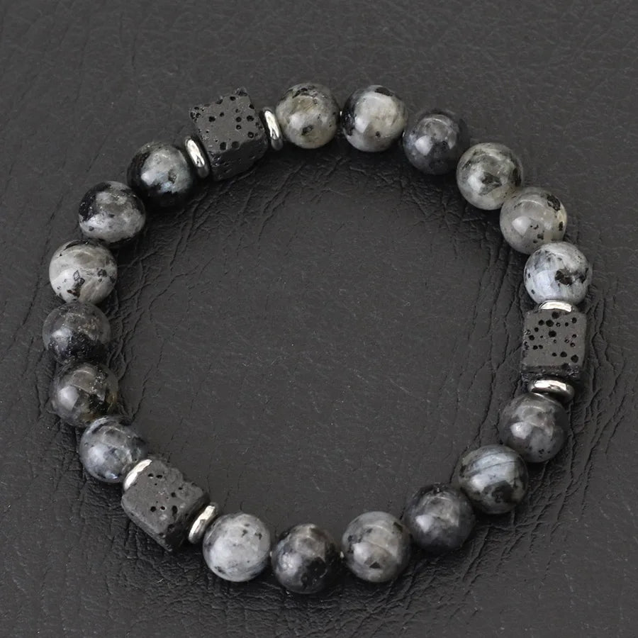Bracelet en pierre de lave