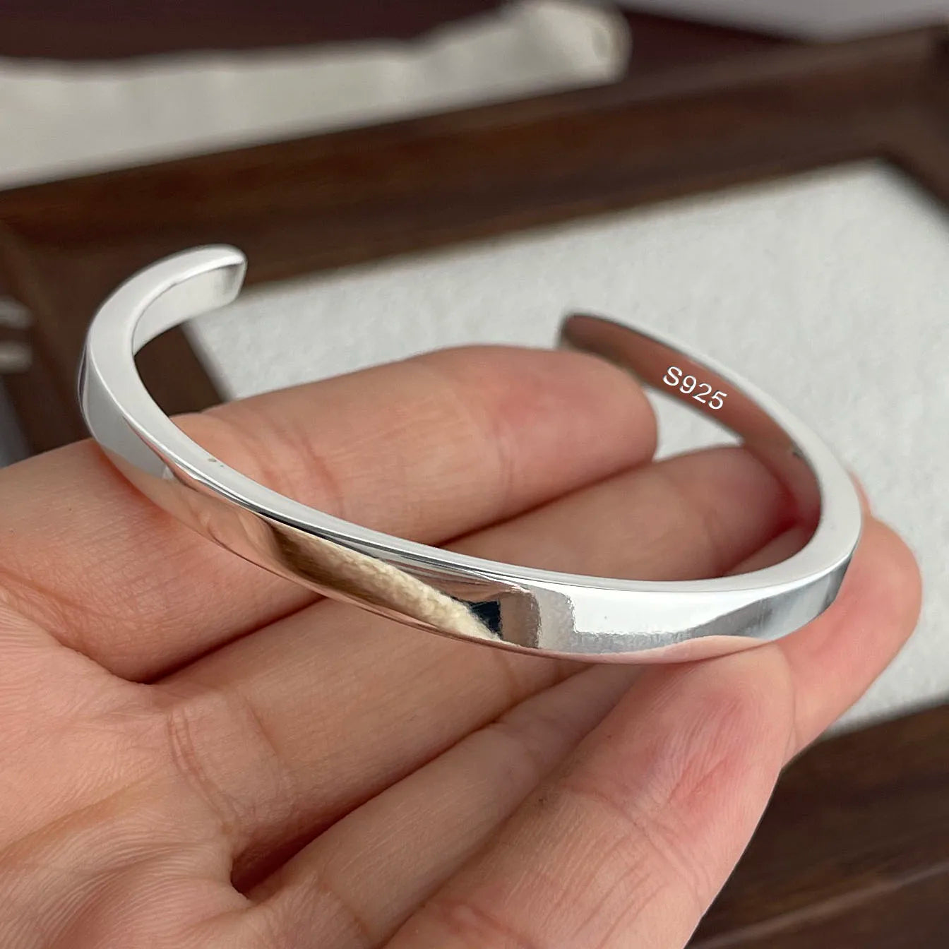 Bracelets en argent Sterling pour femmes et hommes