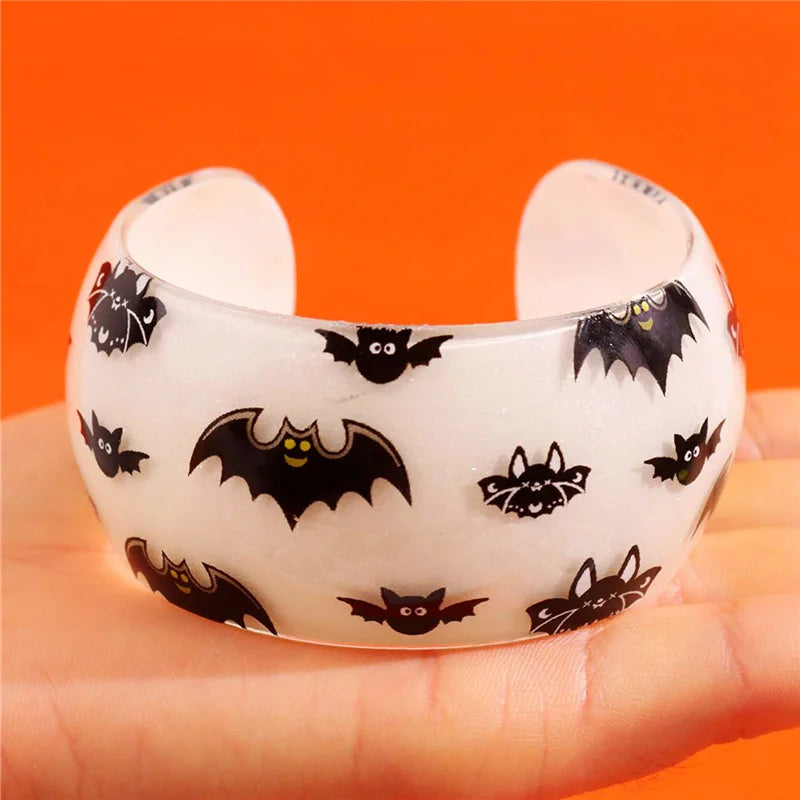 Bracelet large épais résine
