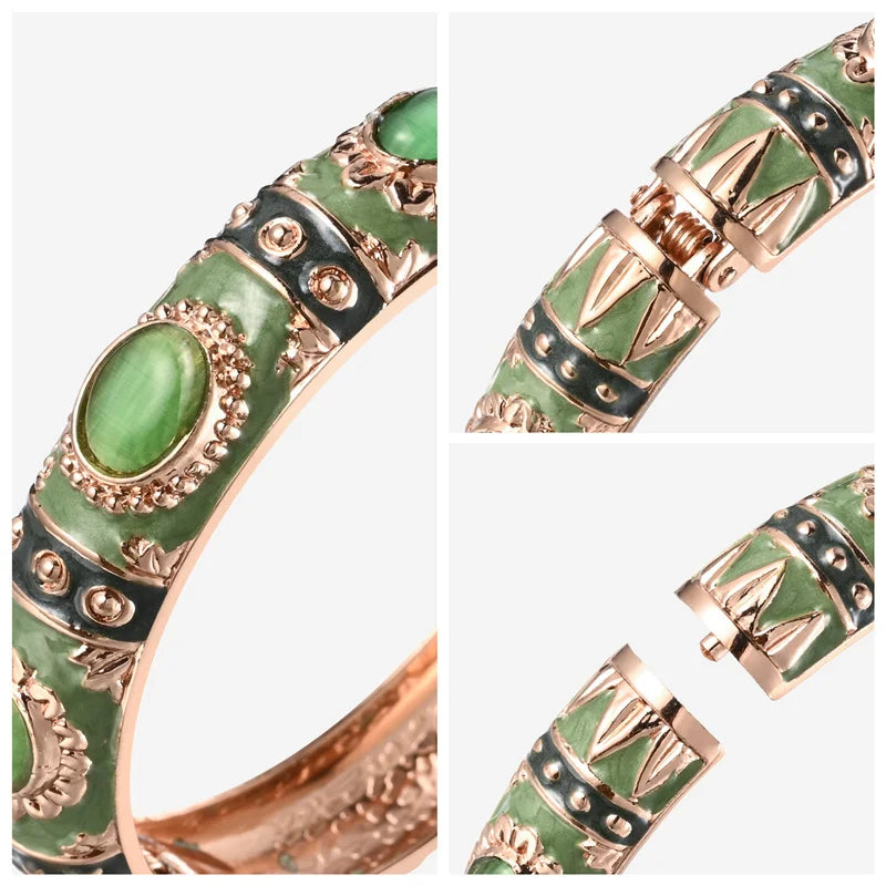 Bracelet en émail pour femmes, bracelet hawaïen, bohème