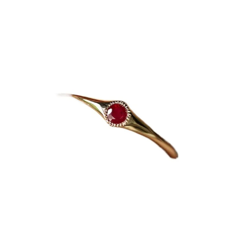 Bagues rubis rouge