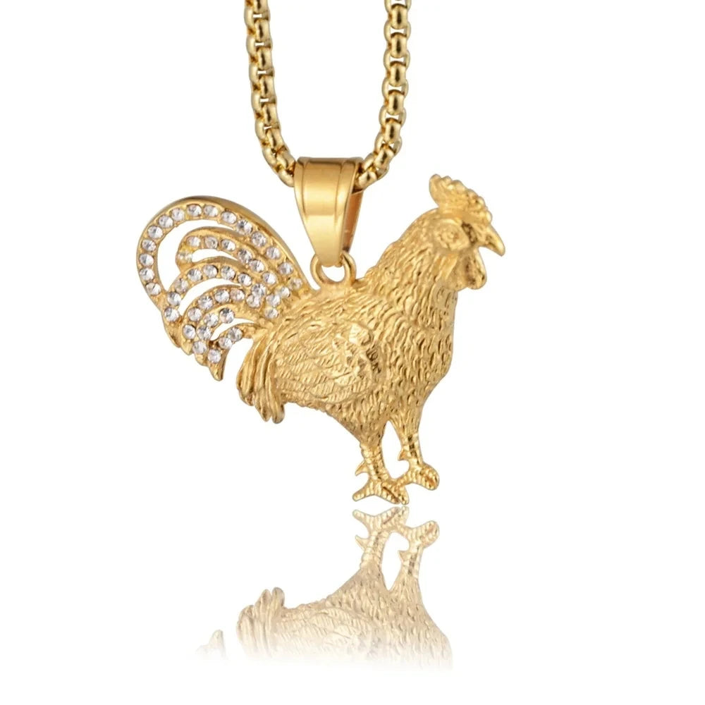 Collier pendentif coq Spéciale coupe du monde 2026 🇫🇷