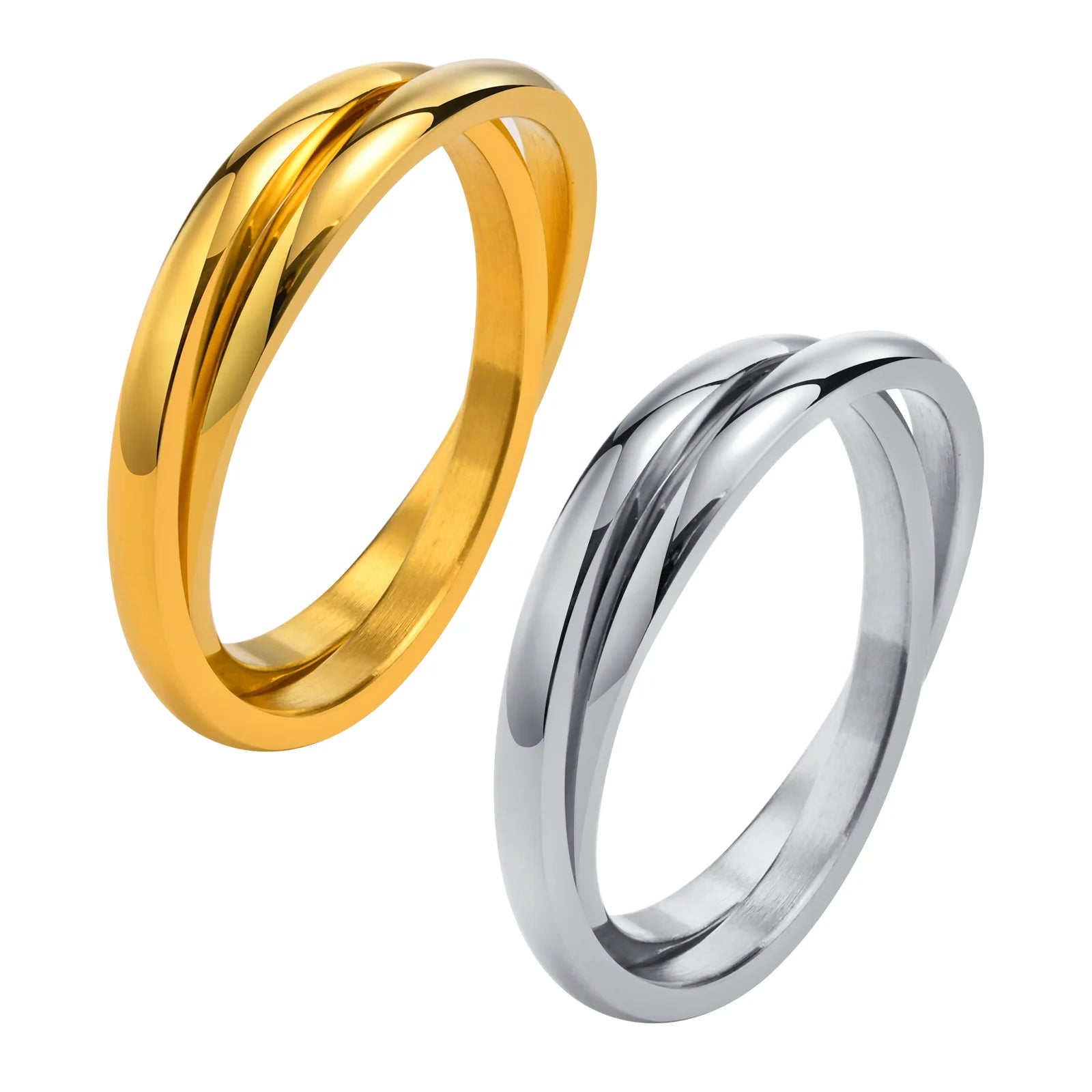 Bague fine acier inoxydable