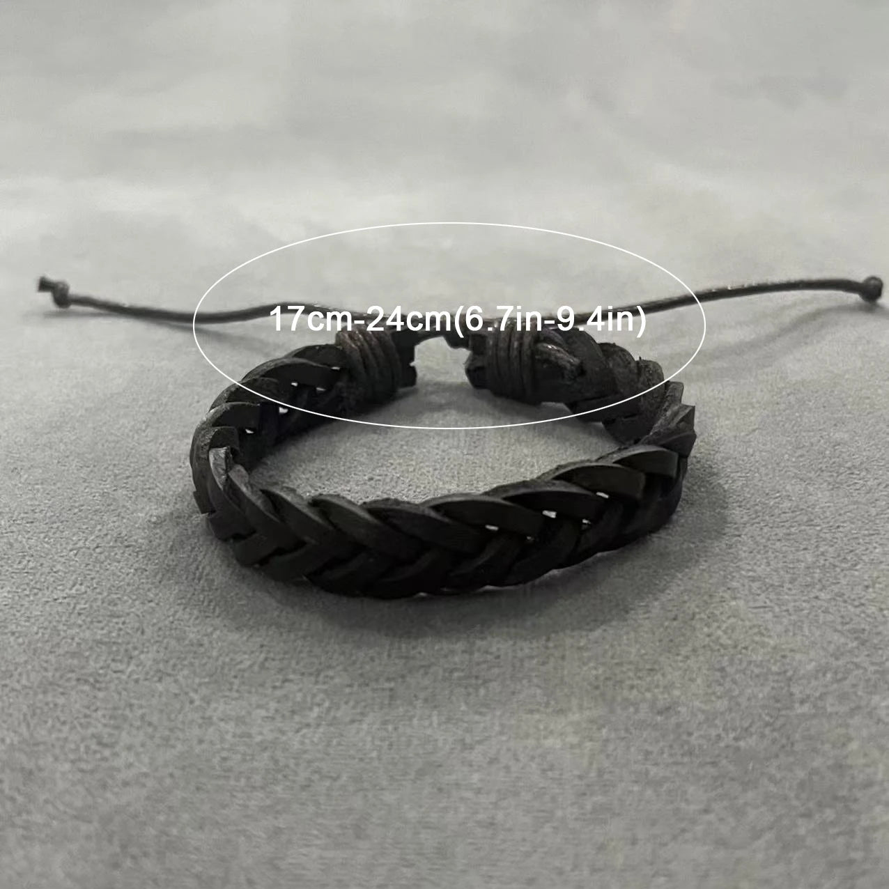 Bracelet en cuir tressé