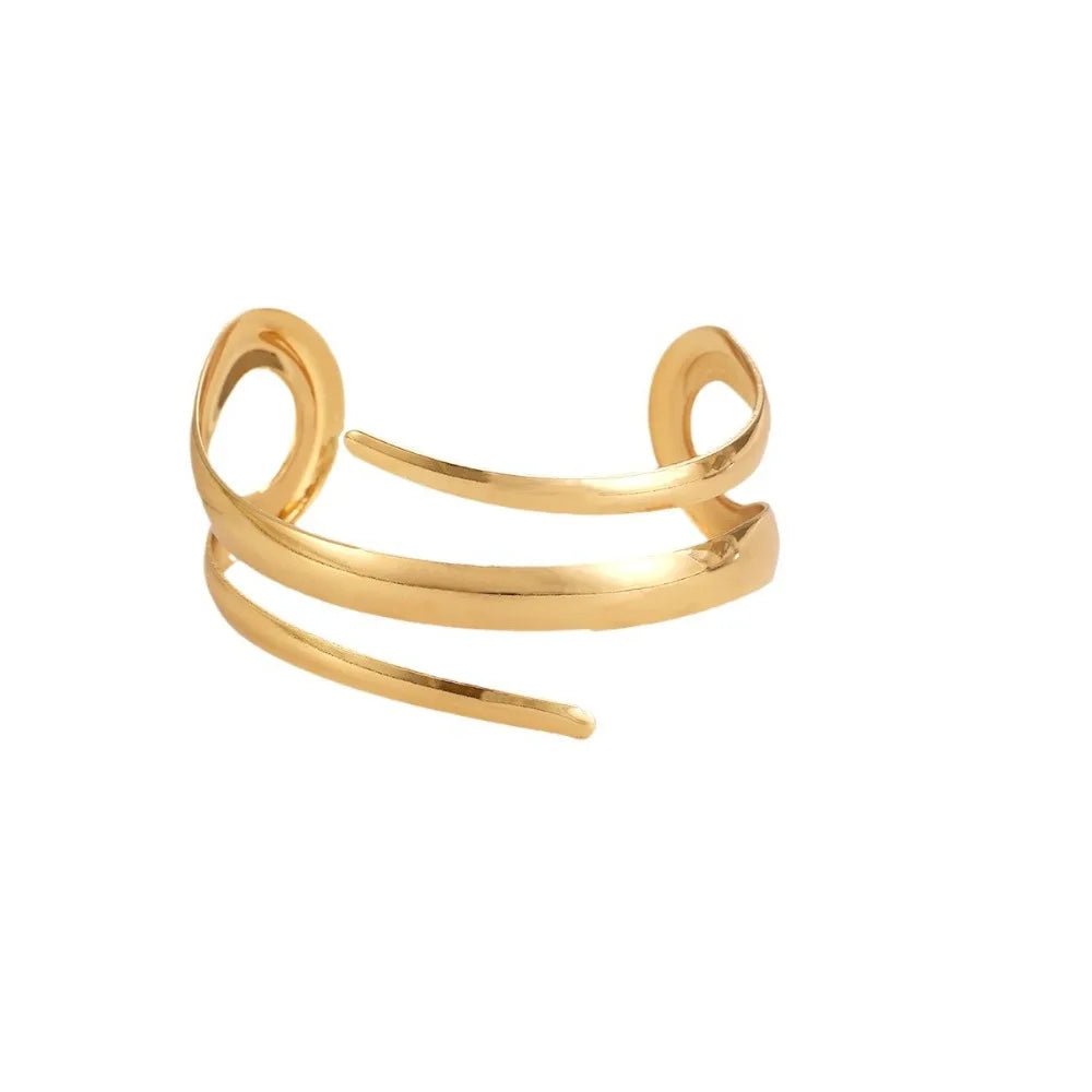Bracelet couleur or ou argent avec sa bague en ensemble