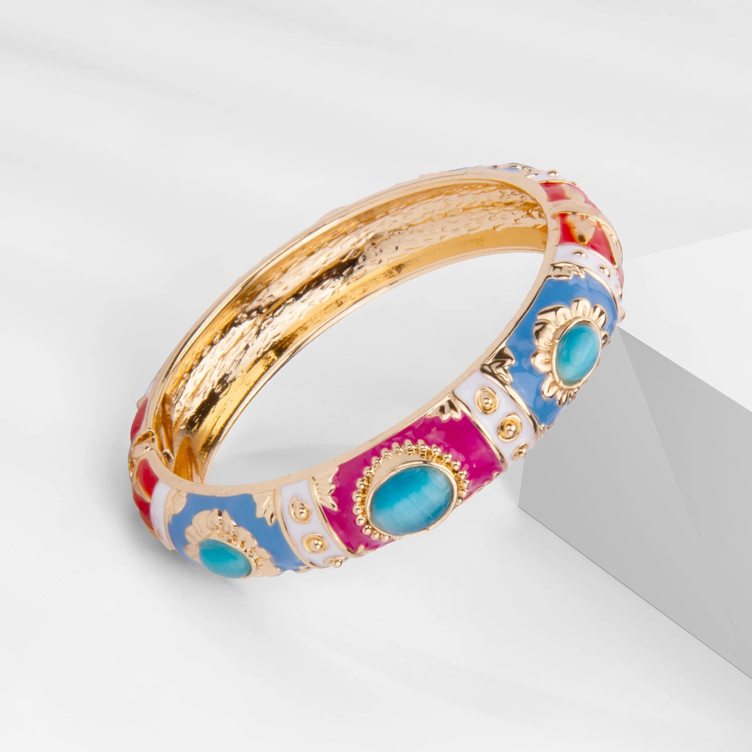Bracelet en émail pour femmes, bracelet hawaïen, bohème