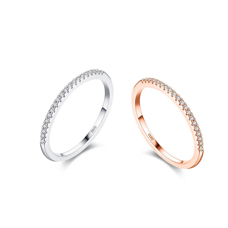Bague anneau en argent Sterling 925