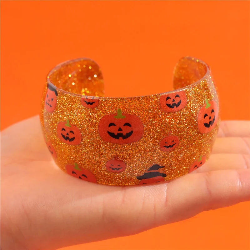 Bracelet large épais résine